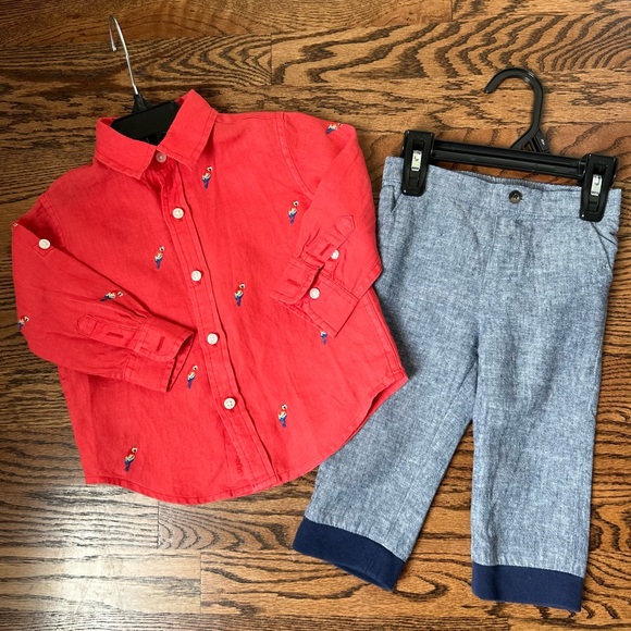 Janie and Jack Shirts & Tops Janie And Jack Cruise Wear Long Sleeve